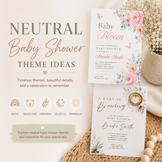 Neutral Baby Shower Theme Ideas