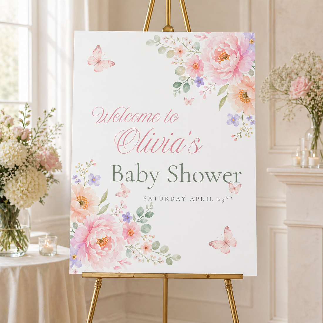 Best Baby Shower Welcome Sign Ideas