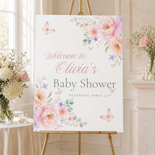 Best Baby Shower Welcome Sign Ideas