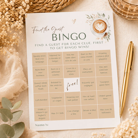 FREE Baby Shower Game - Baby is Brewing