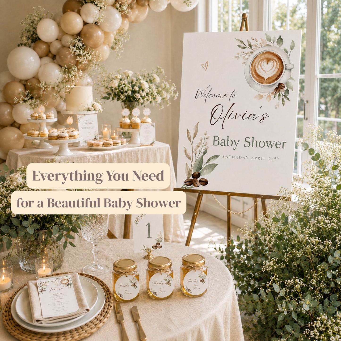 Baby Shower Mega Bundle - Baby is Brewing